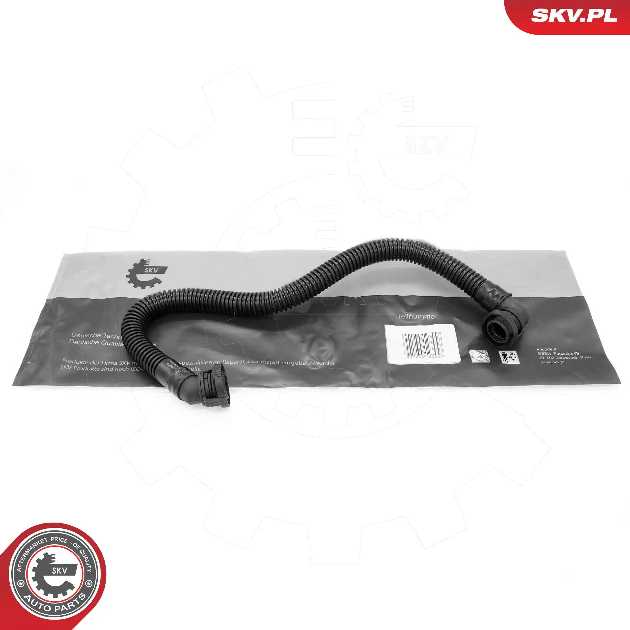 Hose, crankcase ventilation